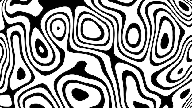 Black and white line pattern abstract background texture