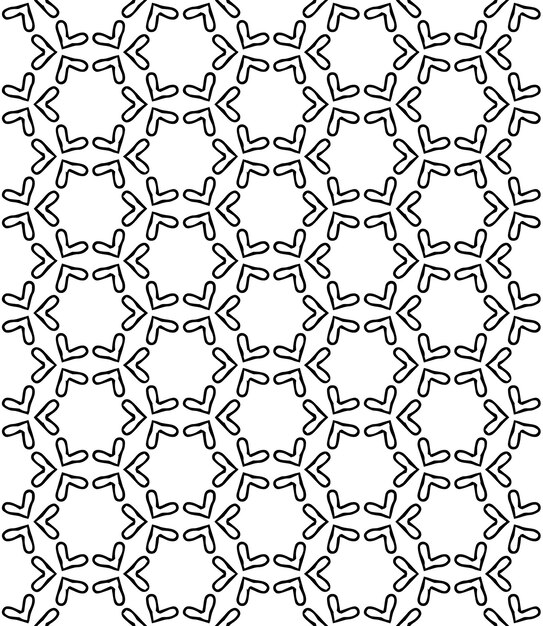 black and white seamless abstract pattern background and backdrop grayscale ornamental design