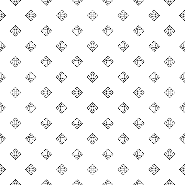 Black and white seamless pattern texture Greyscale ornamental graphic design Mosaic ornaments Pattern template Vector illustration EPS10