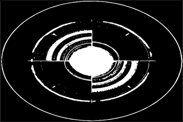 black and white texture for background vector image