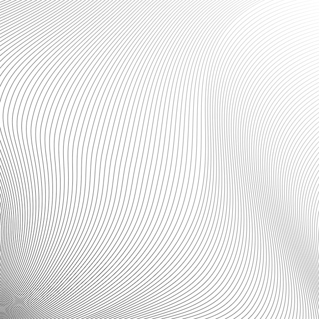 Black and white wavy line pattern