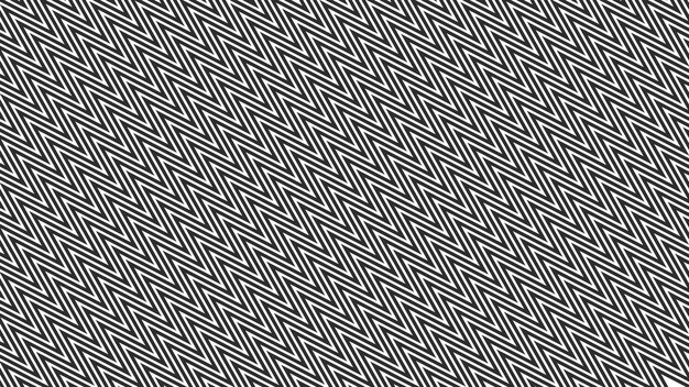 Black and white zig zag pattern background for fabric style or texture element