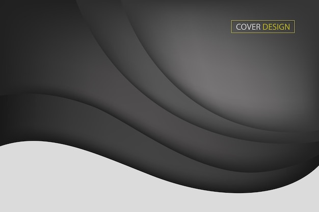 black background cover