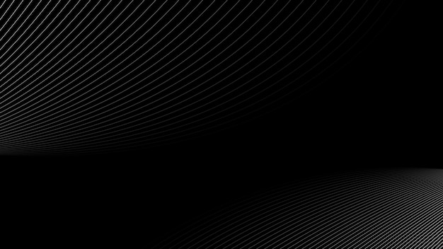 black background lines vector image abstract wallpaper for backdrop or decoration