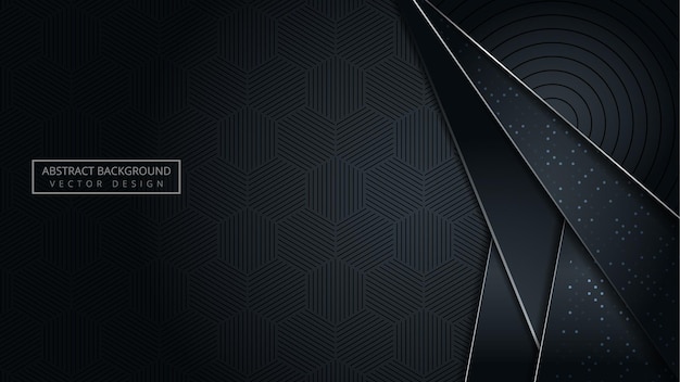 black background with a design on the front