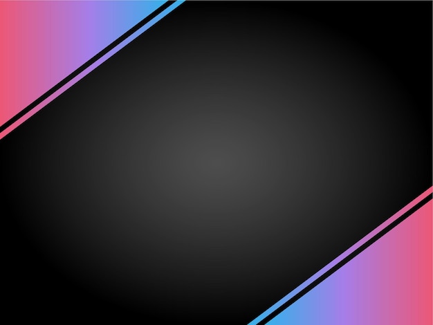 black color background design with gradient vector illustration
