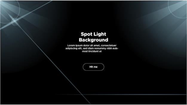 Black modern background with flare light