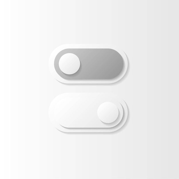 Black outline gradient buttons design