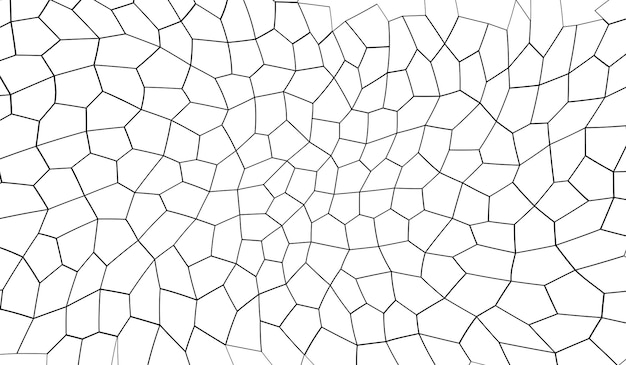 black Voronoi texture background