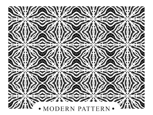 Black Waves Pattern