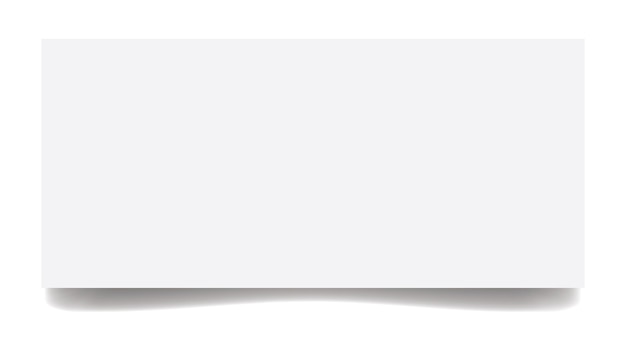 Blank white card as a background for your text Vector illustration