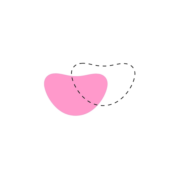 blob set element vector colorful