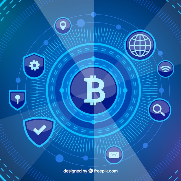 Blockchain background