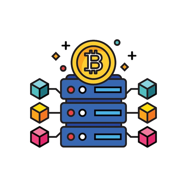 blockchain server icon