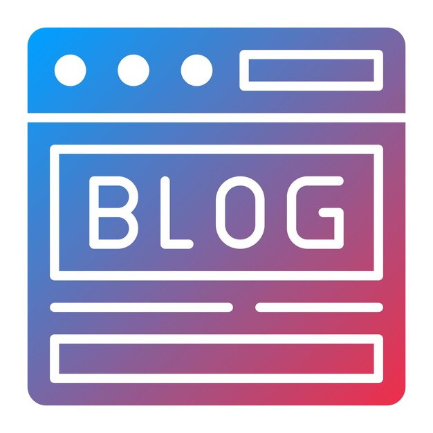 Blog icon vector image Can be used for Journalism
