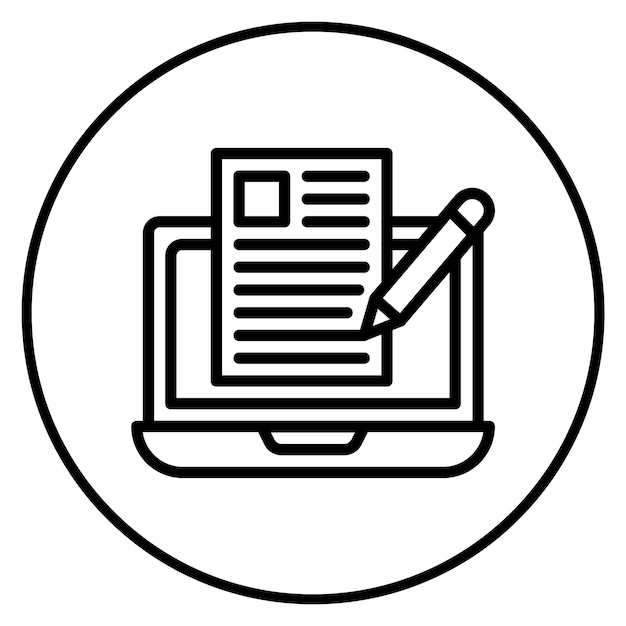 blogger icon vector image can be used for press freedom day