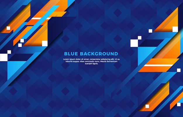 Blue Abstract Background Concept