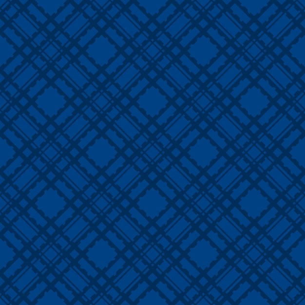 Blue abstract background striped textured geometric seamless pattern