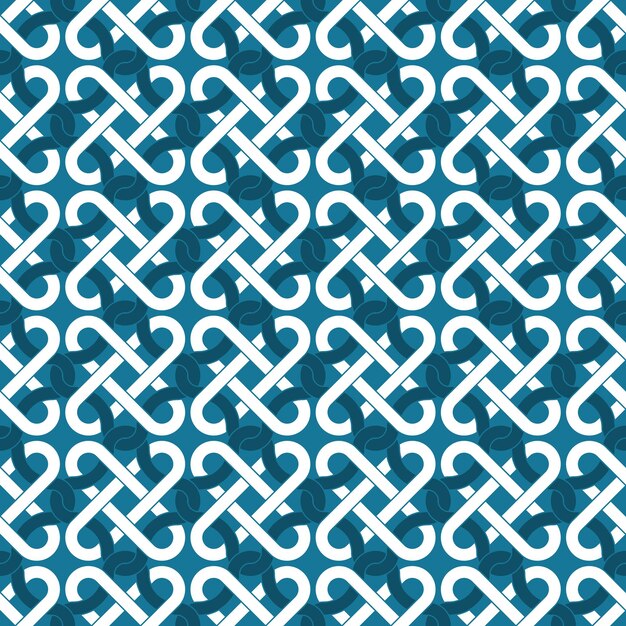 Blue abstract seamless pattern vector illustration