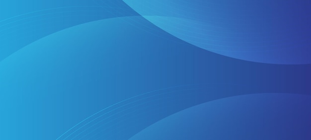 Blue Background with Wavy Lines