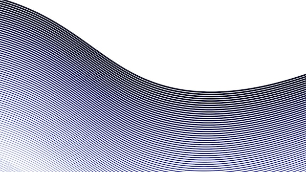 Blue dynamic curve line abstract background vector image
