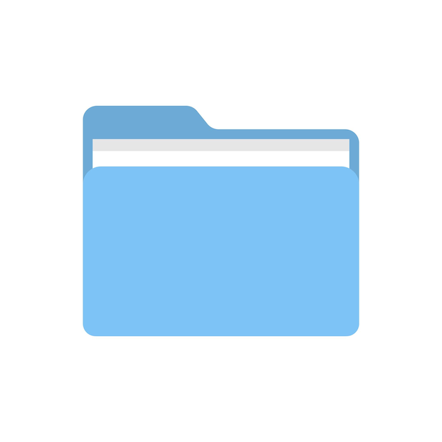 Blue folder icon