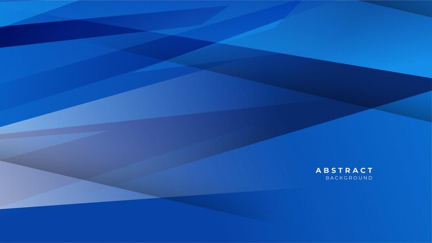 Blue geometric shapes abstract modern technology background design