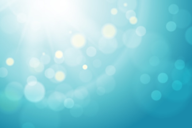 Blue gradient background with bokeh effect