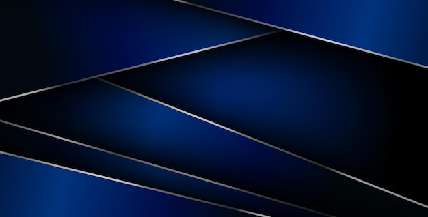 blue gradient color with silver list geometric triangle vector background overlap layers background