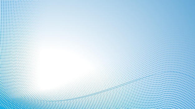 blue halftone gradient abstract background for backdrop or presentation