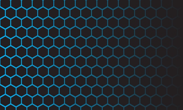 blue hexagon luxury background