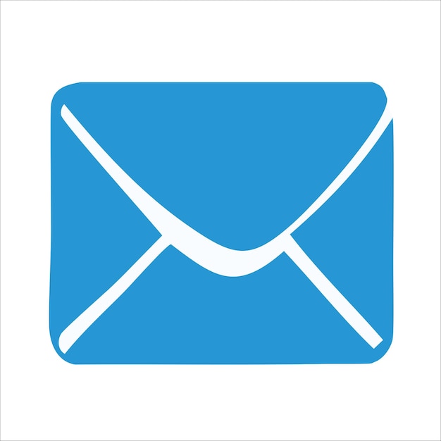 blue mail icon