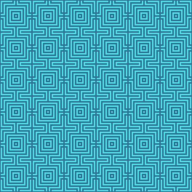 Blue Maze Seamless Pattern Background Vector