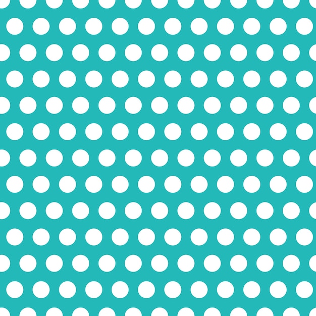 Blue seamless pattern with white dots
