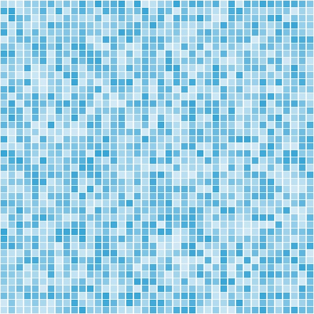 Blue square mosaic background place for text