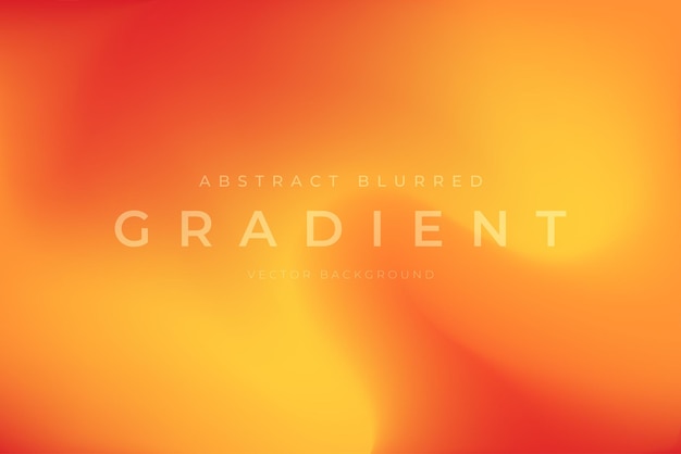 Blurred Gradient Abstract Background Orange Lava Color
