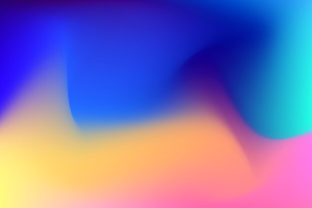 Blurred gradient mesh