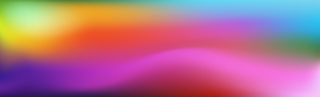 blurred large panoramic summer background multicolored gradient