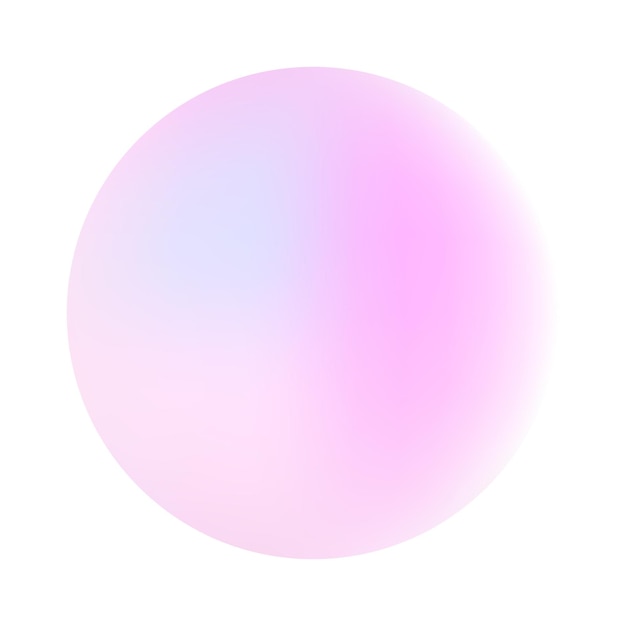 Blurred round shape soft gradient background