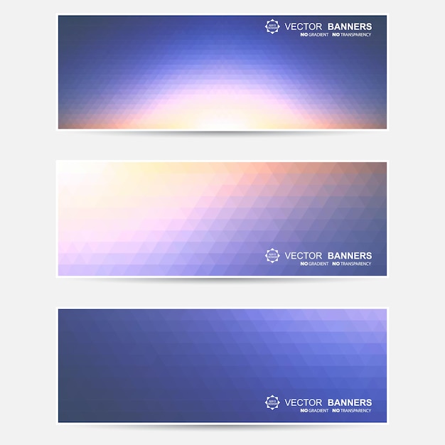 Bộ banner vector