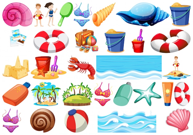 Bộ đồ vật bãi biển