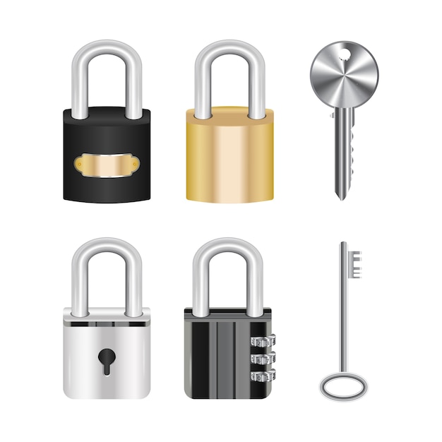 Bộ khóa và chìa khóa Master Lock bằng thép thật