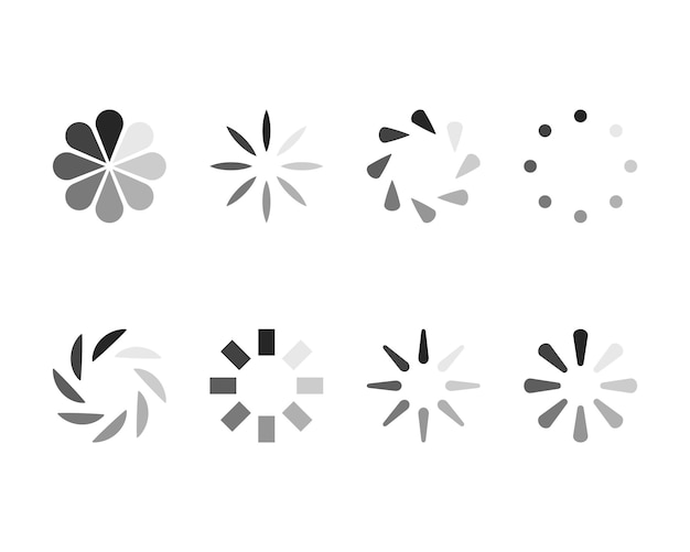 Bộ sưu tập biểu tượng trạng thái thanh tải Vector hình ảnh minh họa Bộ biểu tượng vector đã tải Tiến trình tải xuống Tải xuống hoặc Tải lên