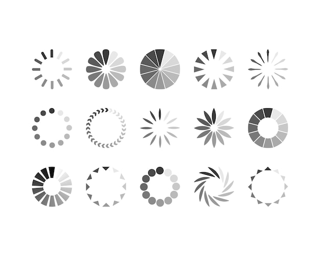 Bộ sưu tập biểu tượng trạng thái thanh tải Vector hình ảnh minh họa Bộ biểu tượng vector đã tải Tiến trình tải xuống Tải xuống hoặc Tải lên