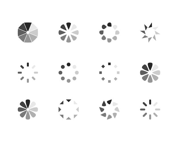 Bộ sưu tập biểu tượng trạng thái thanh tải Vector hình ảnh minh họa Bộ biểu tượng vector đã tải Tiến trình tải xuống Tải xuống hoặc Tải lên