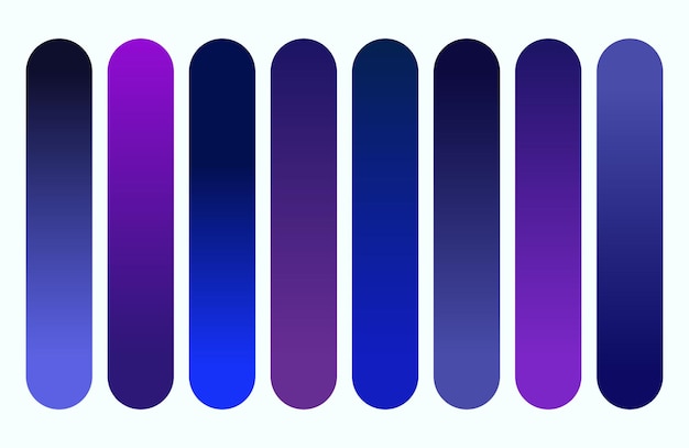 Bộ sưu tập các phần tử màu gradient