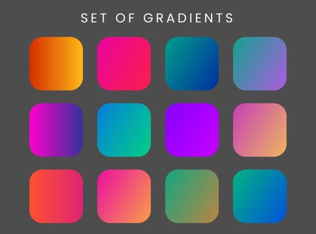 Bộ sưu tập gradient đầy màu sắc