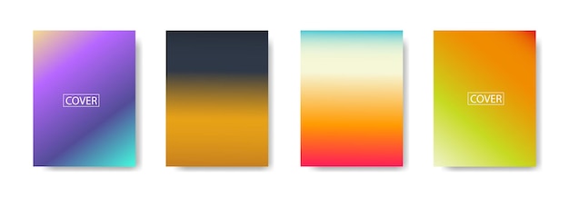 Bộ sưu tập nền gradient cho banner tờ rơi poster