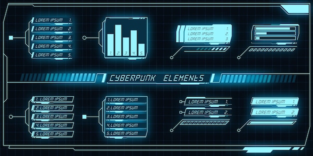 Bộ yếu tố Ciberpunk