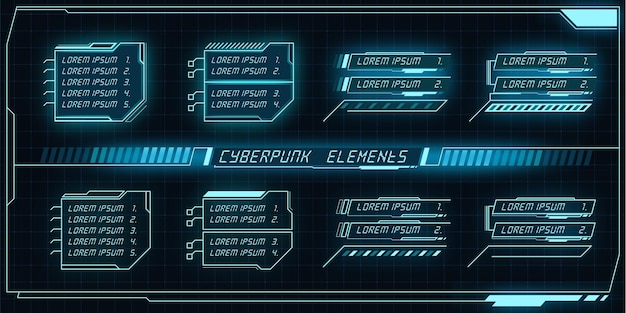 Bộ yếu tố Ciberpunk